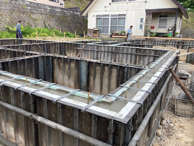 コンクリート打設日は、不思議と天気に恵まれます！ 画像
