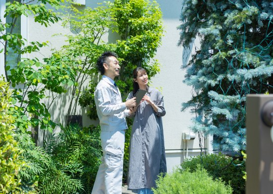 植栽のある住まい