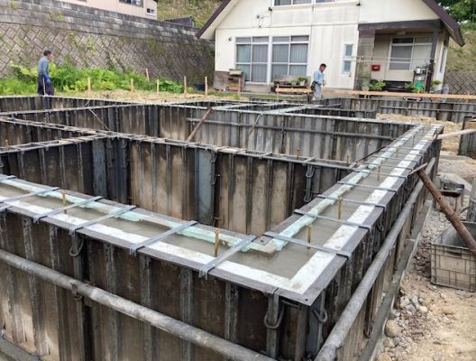 コンクリート打設日は、不思議と天気に恵まれます！ アイキャッチ画像
